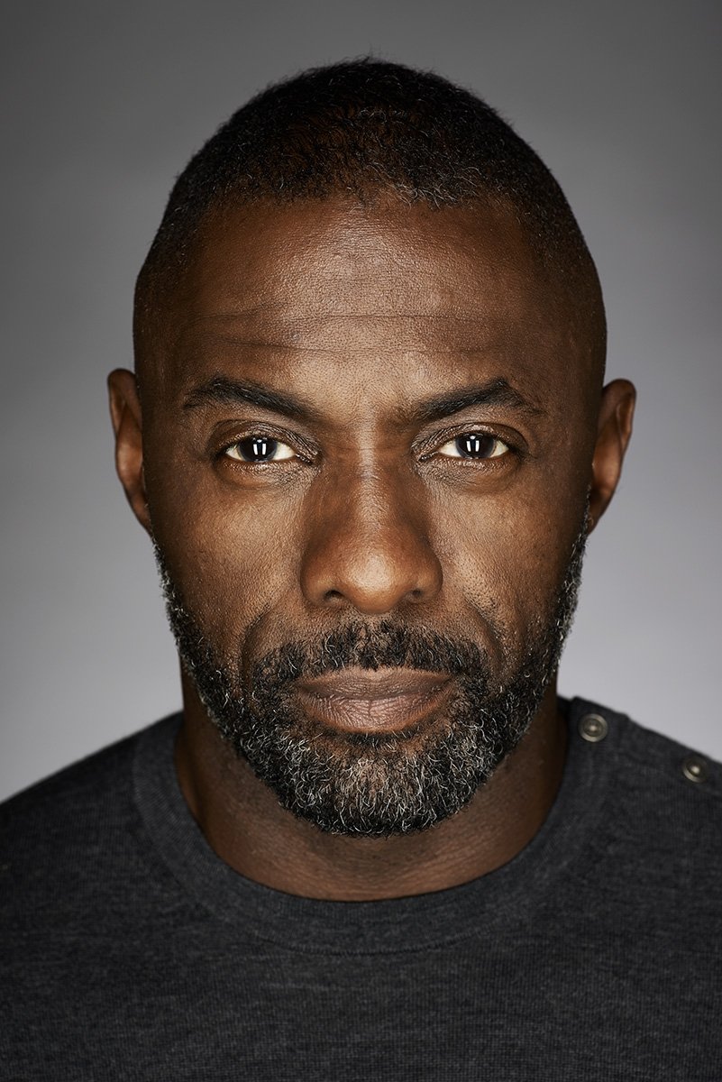 A headshot of Idris Elba.