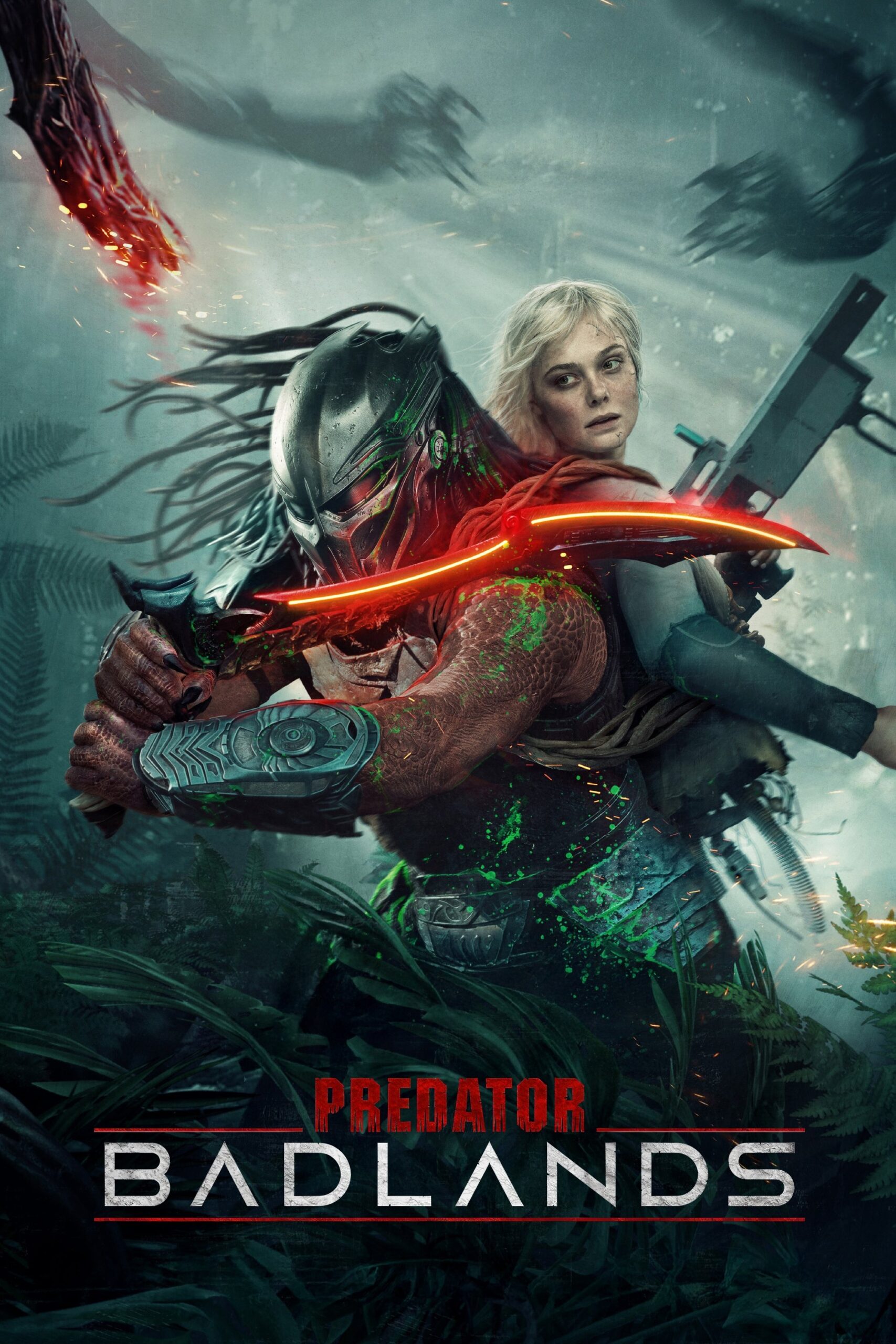 Official poster for the movie Predator: Badlands (2025).