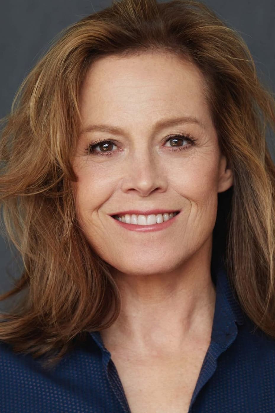 A headshot of Sigourney Weaver.