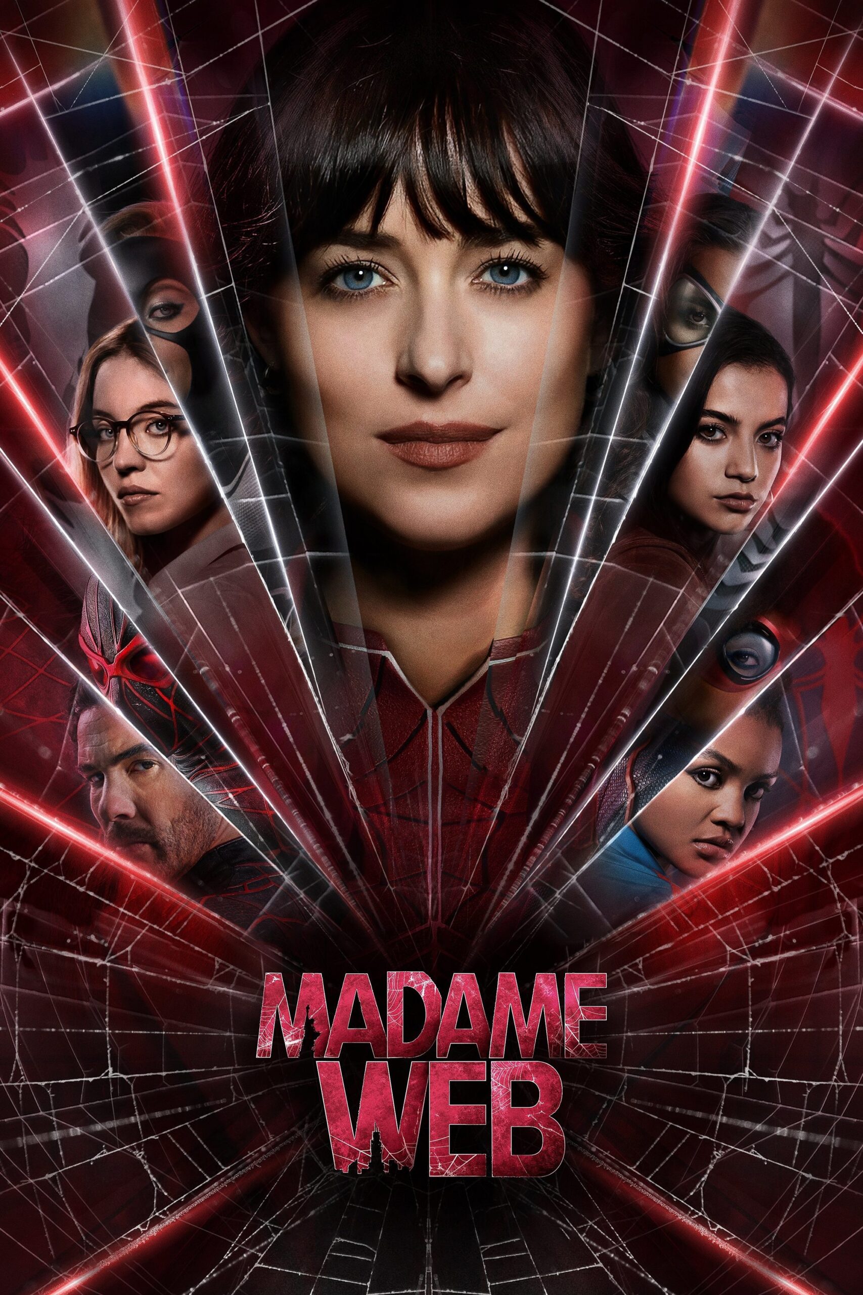 Official poster for the movie Madame Web (2024).
